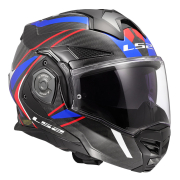 Kaciga LS2 Flip Up FF901 ADVANT X FUTURE carbon plavo crvena sa naočarima