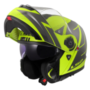 Kaciga LS2 Flip Up FF908 STROBE II CODE žuto siva XXL
