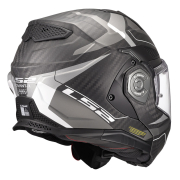 Kaciga LS2 Flip Up FF901 ADVANT X CARBON HORIZON hrom siva sa naočarima XL