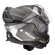 Kaciga LS2 Flip Up FF901 ADVANT X CARBON HORIZON hrom siva sa naočarima XXL