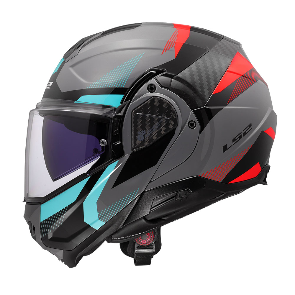 Kaciga LS2 Flip Up FF910 ADVANT II TRIPLE nardo sivo plava