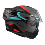 Kaciga LS2 Flip Up FF910 ADVANT II TRIPLE nardo sivo plava