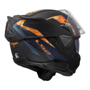 Kaciga LS2 Flip Up FF910 ADVANT II GLIDE crno narandžasta XL