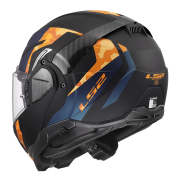 Kaciga LS2 Flip Up FF910 ADVANT II GLIDE crno narandžasta XL