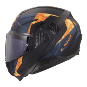 Kaciga LS2 Flip Up FF910 ADVANT II GLIDE crno narandžasta