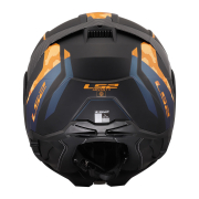 Kaciga LS2 Flip Up FF910 ADVANT II GLIDE crno narandžasta