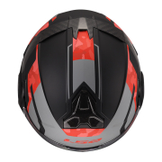 Kaciga LS2 Flip Up FF910 ADVANT II GLIDE crno sivo crvena