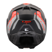Kaciga LS2 Flip Up FF910 ADVANT II GLIDE crno sivo crvena