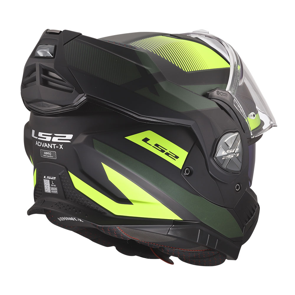 Kaciga LS2 Flip Up FF901 ADVANT X NOVA crno žuta XXL