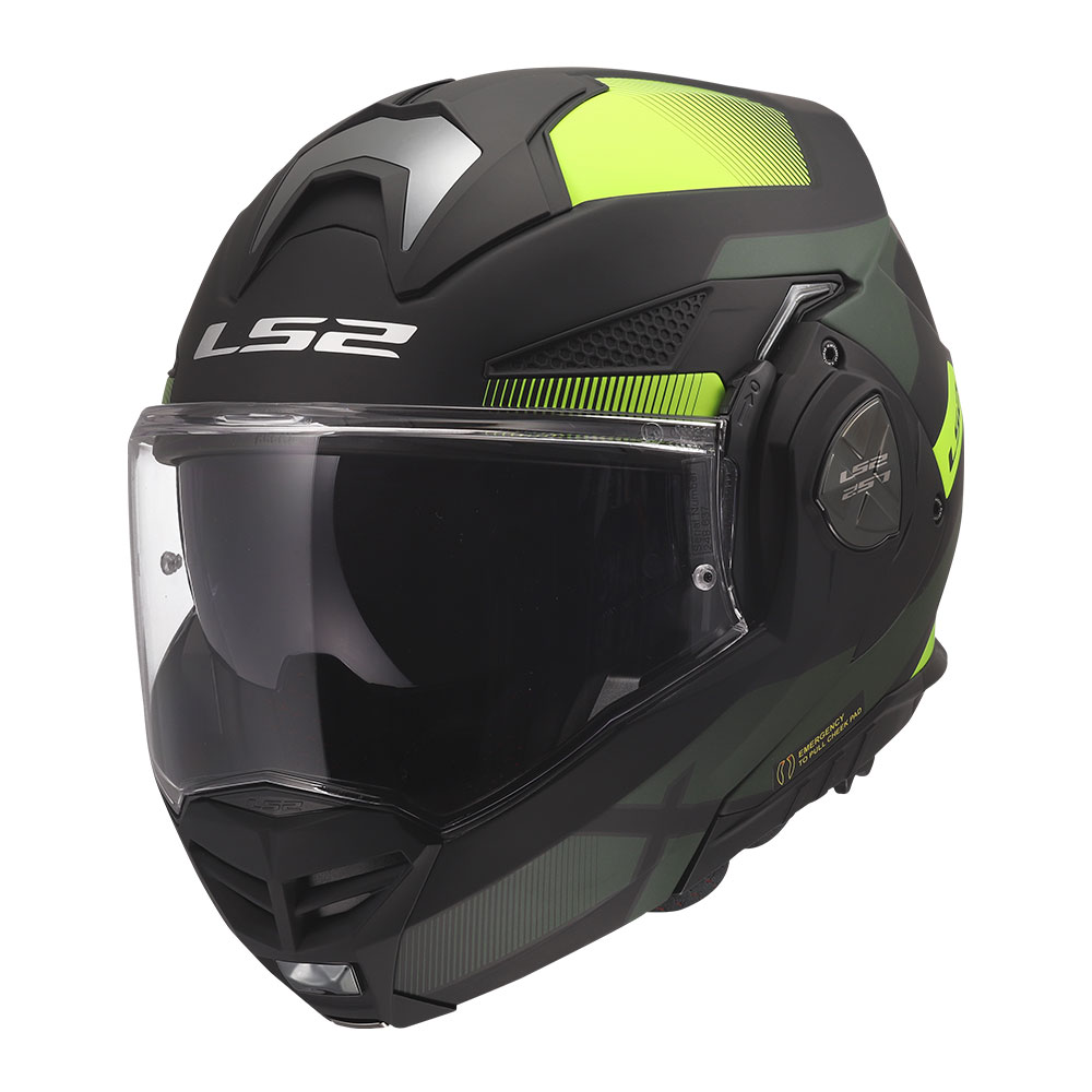 Kaciga LS2 Flip Up FF901 ADVANT X NOVA crno žuta XL