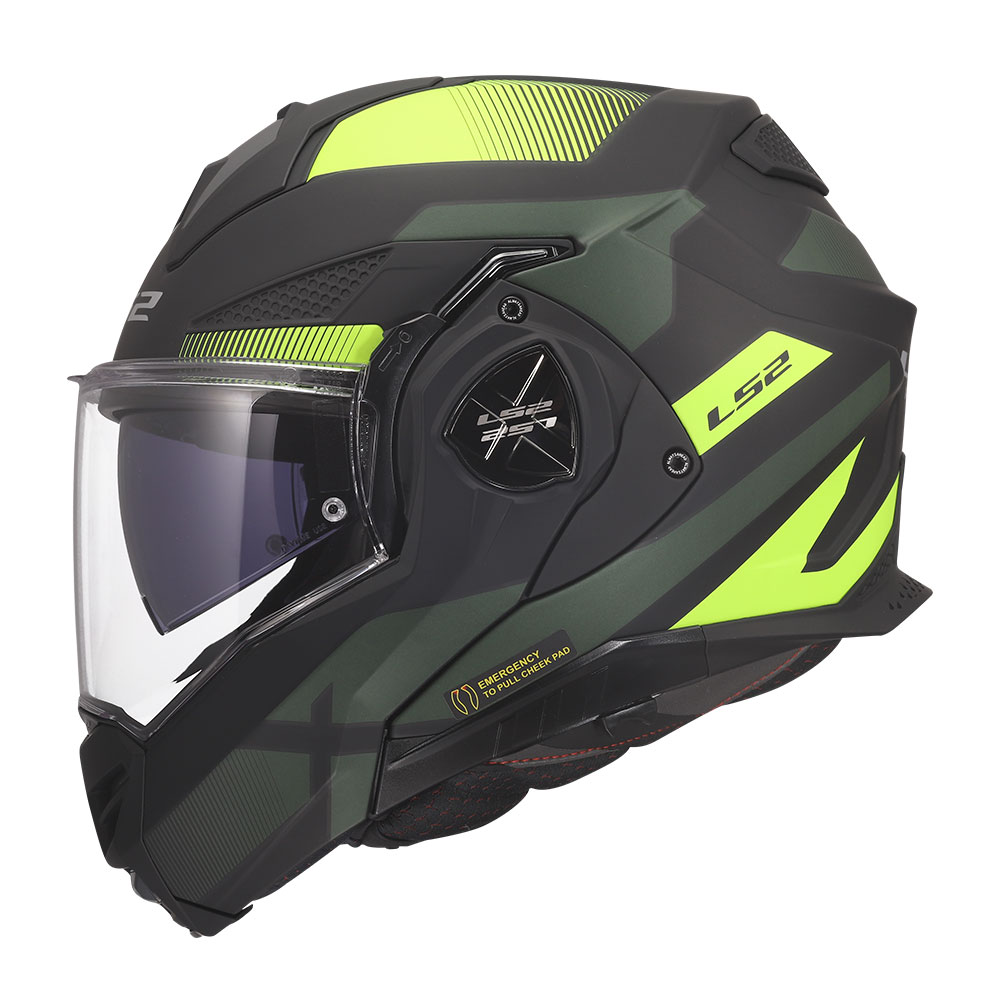 Kaciga LS2 Flip Up FF901 ADVANT X NOVA crno žuta