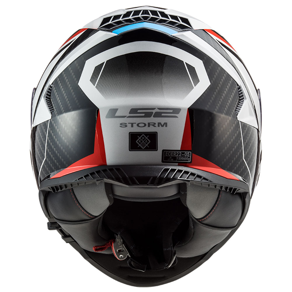 Kaciga LS2 Full Face FF800 STORM II RACER crveno plava sa naočarima