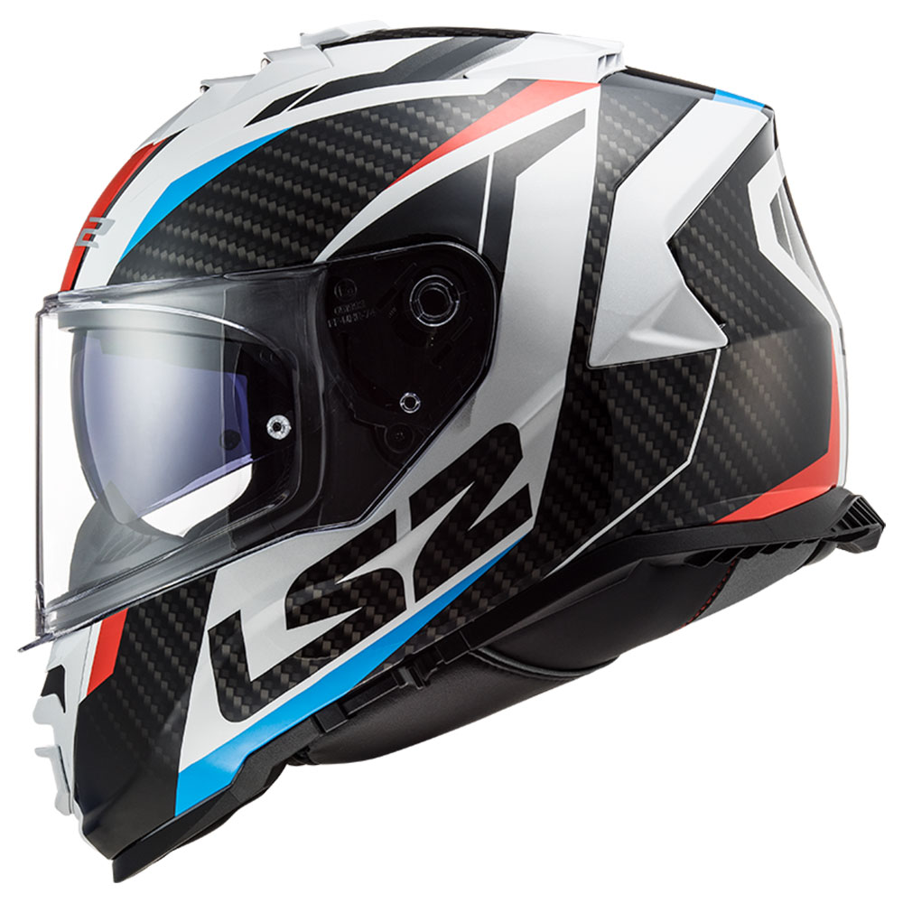 Kaciga LS2 Full Face FF800 STORM II RACER crveno plava sa naočarima M