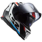 Kaciga LS2 Full Face FF800 STORM II RACER crveno plava sa naočarima L