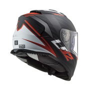 Kaciga LS2 Full Face FF800 STORM II NERVE mat crno crvena sa naočarima