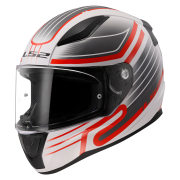 Kaciga LS2 Full Face FF353 RAPID II CIRCUIT belo crvena 3XL