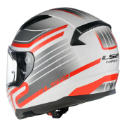 Kaciga LS2 Full Face FF353 RAPID II CIRCUIT belo crvena 3XL