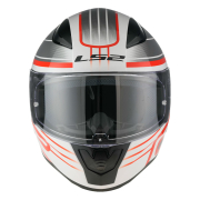 Kaciga LS2 Full Face FF353 RAPID II CIRCUIT  belo crvena L