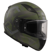 Kaciga LS2 Full Face FF353 RAPID II THUNDER BIRDS vojna zelena M
