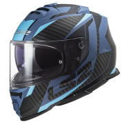 Kaciga LS2 Full Face FF800 STORM II RACER mat crno plava sa naočarima 3XL