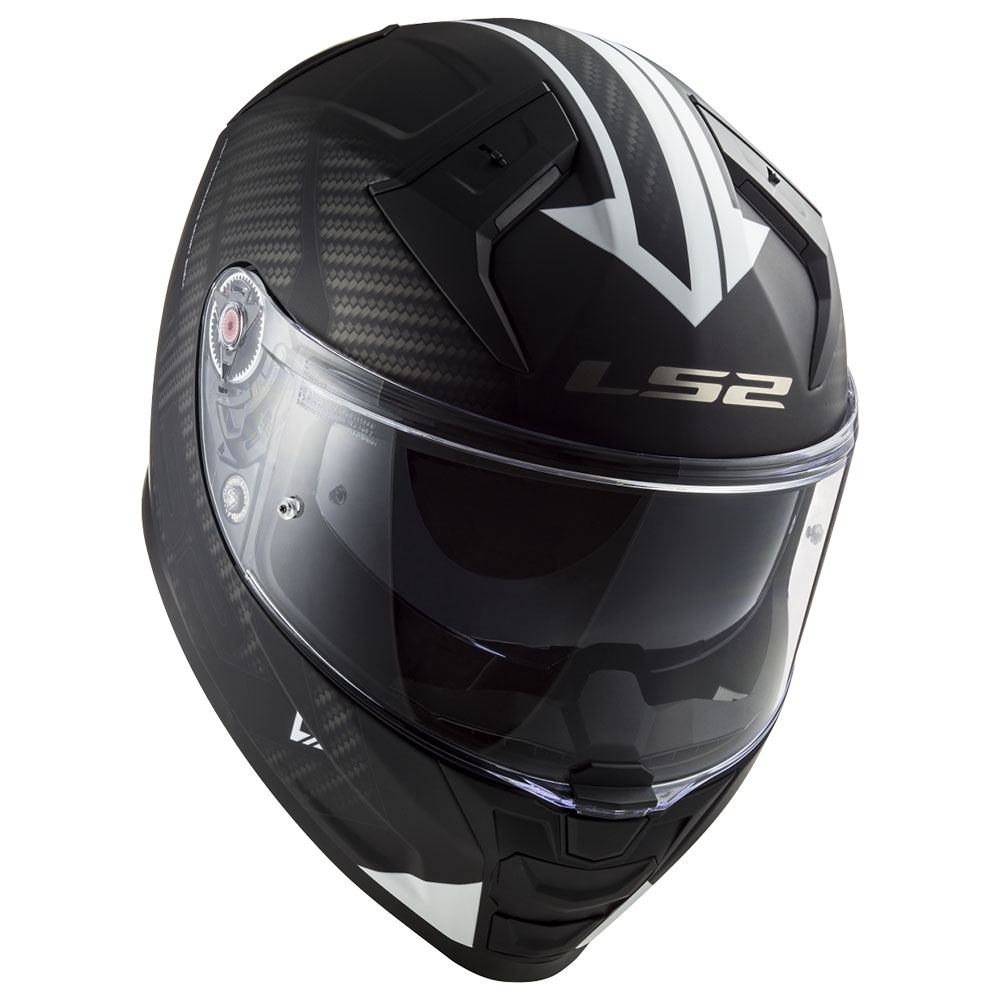 Kaciga LS2 Full Face FF811 VECTOR II  SPLITTER crno bela sa naočarima 4XL