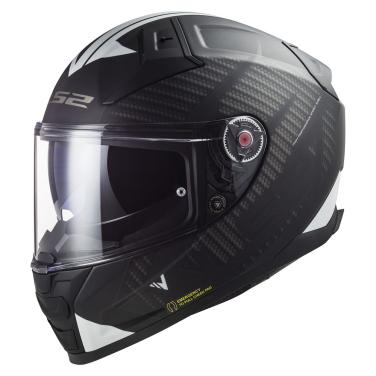 Kaciga LS2 Full Face FF811 VECTOR II  SPLITTER crno bela sa naočarima 4XL