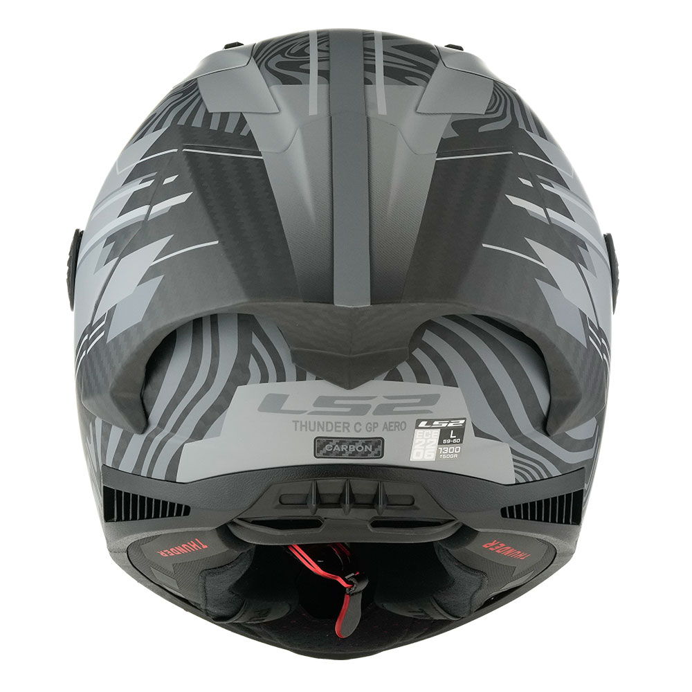 Kaciga LS2 Full Face FF805 THUNDER CARBON GP AERO POLAR crna L