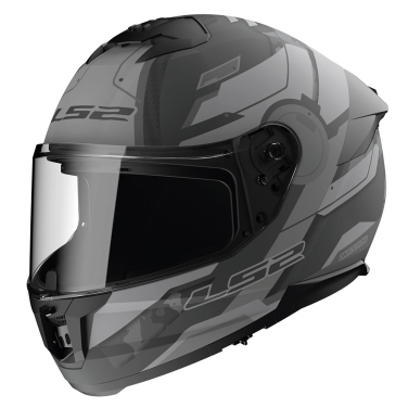 Kaciga LS2 Full Face FF808 STREAM II SHADOW titanium siva sa naočarima 3XL