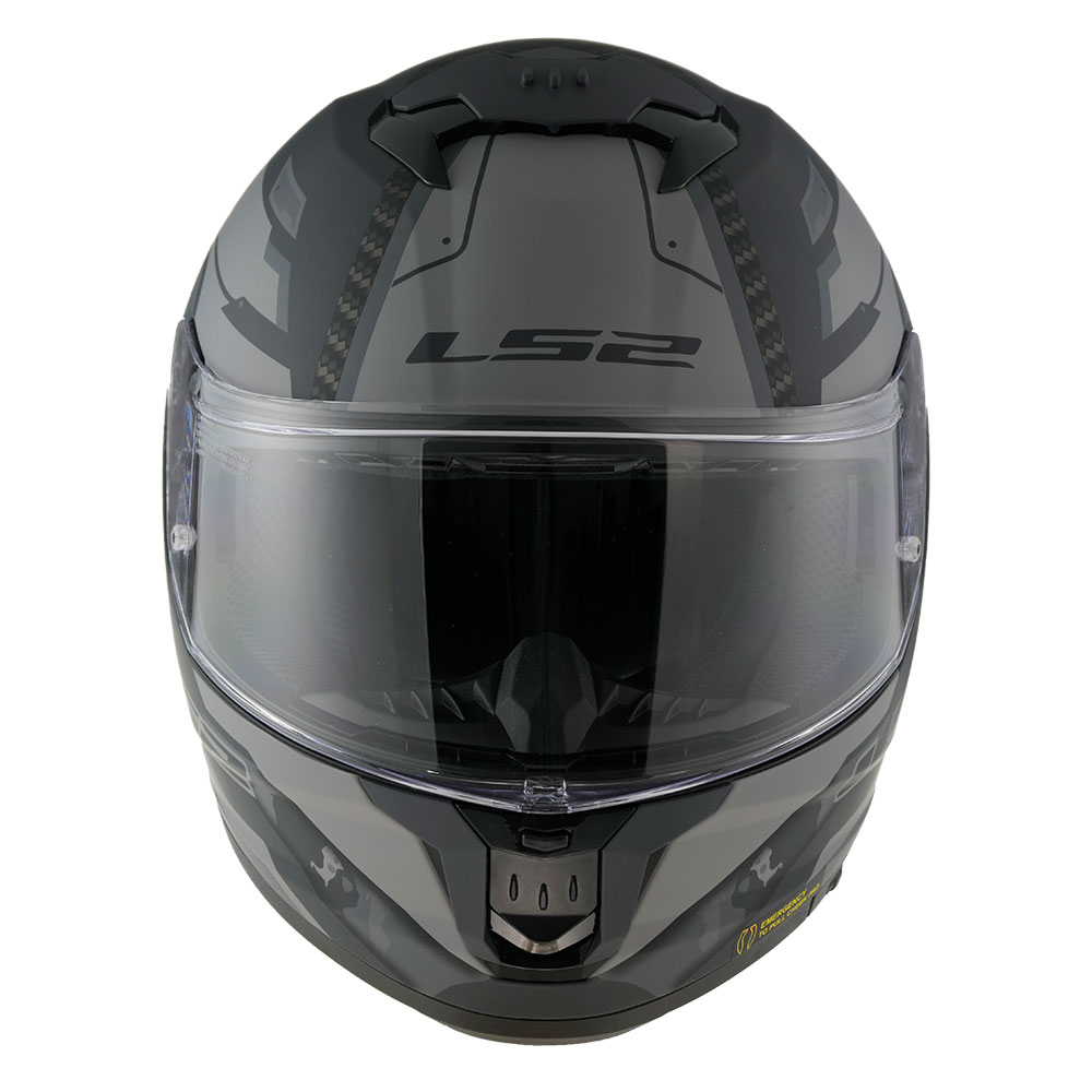 Kaciga LS2 Full Face FF808 STREAM II SHADOW titanium siva sa naočarima 3XL