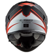 Kaciga LS2 Full Face FF800 STORM II NERVE mat crno crvena sa naočarima XL