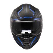 Kaciga LS2 Full Face FF811 VECTOR II ALIZER crno plava sa naočarima L