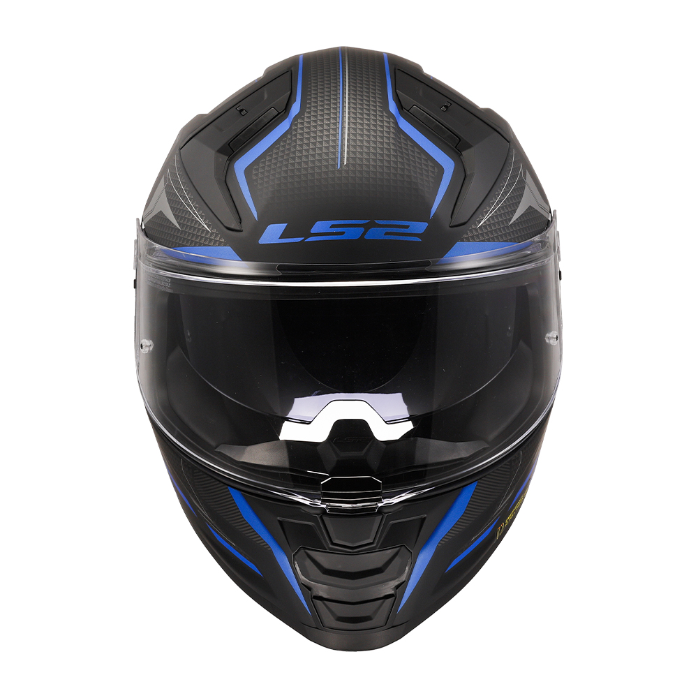 Kaciga LS2 Full Face FF811 VECTOR II ALIZER crno plava sa naočarima L