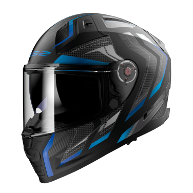 Kaciga LS2 Full Face FF811 VECTOR II ALIZER crno plava sa naočarima L