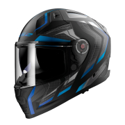 Kaciga LS2 Full Face FF811 VECTOR II ALIZER crno plava sa naočarima L