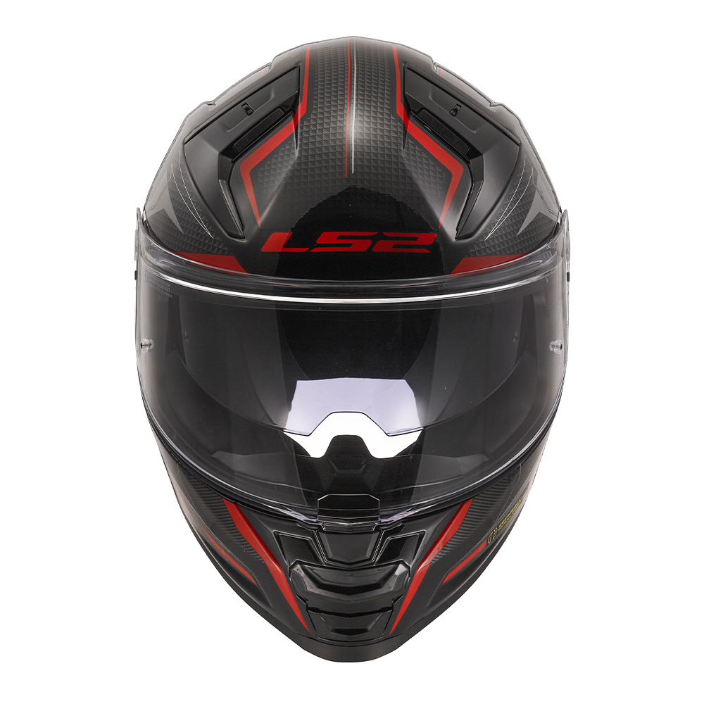 Kaciga LS2 Full Face FF811 VECTOR II ALIZER crno crvena sa naočarima L