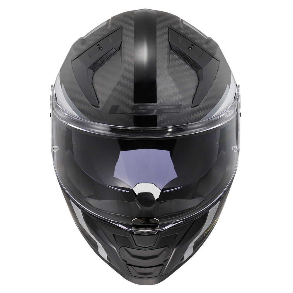 Kaciga LS2 Full Face FF811 VECTOR II CARBON GRID mat crno siva sa naočarima L