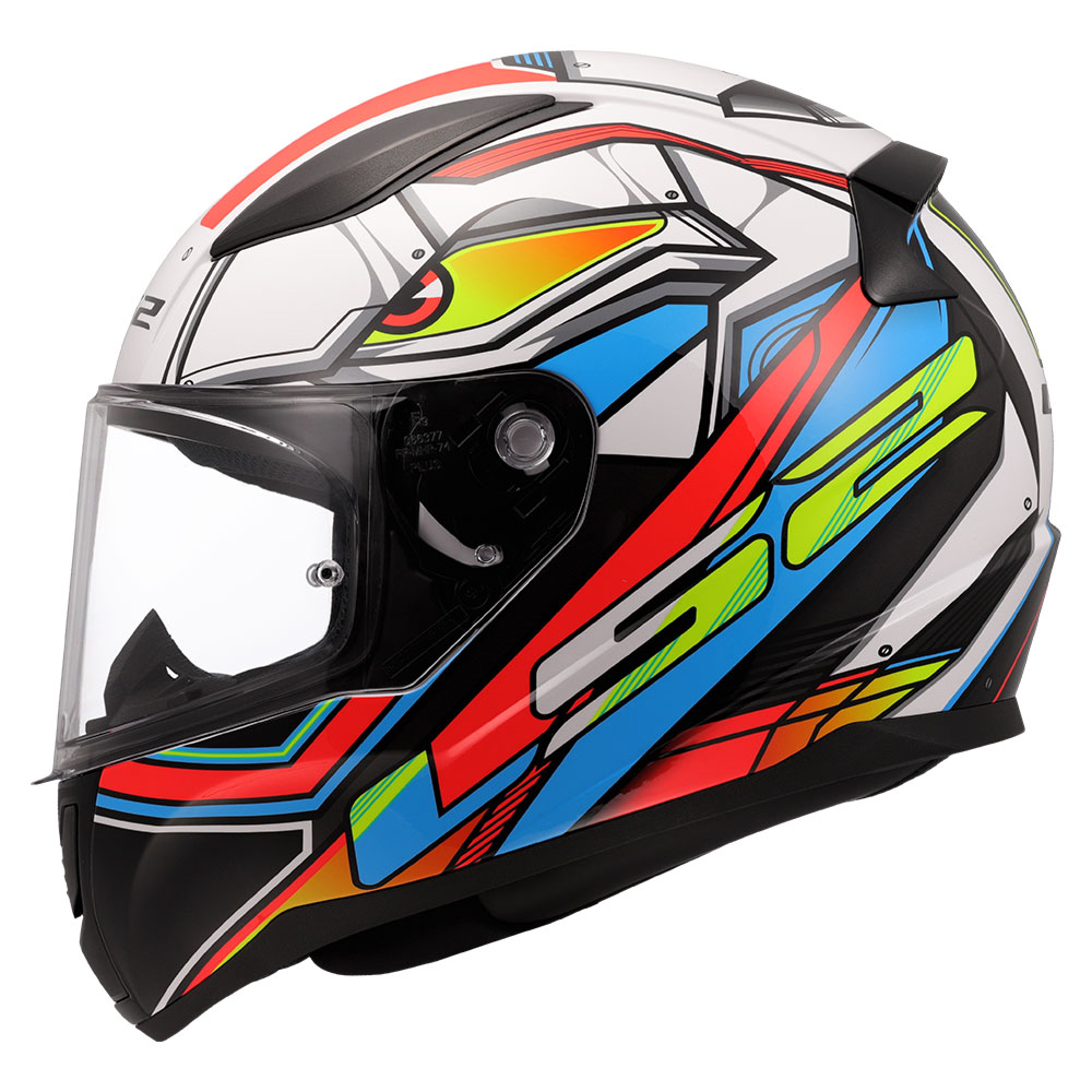 Kaciga LS2 Full Face FF353 RAPID II XDRON belo narandžasta M