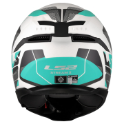 Kaciga LS2 Full Face FF808 STREAM II ROAD CYAN svetlo siva sa naočarima XL