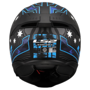 Kaciga LS2 Full Face FF808 STREAM II GALDAM crno plava sa naočarima L