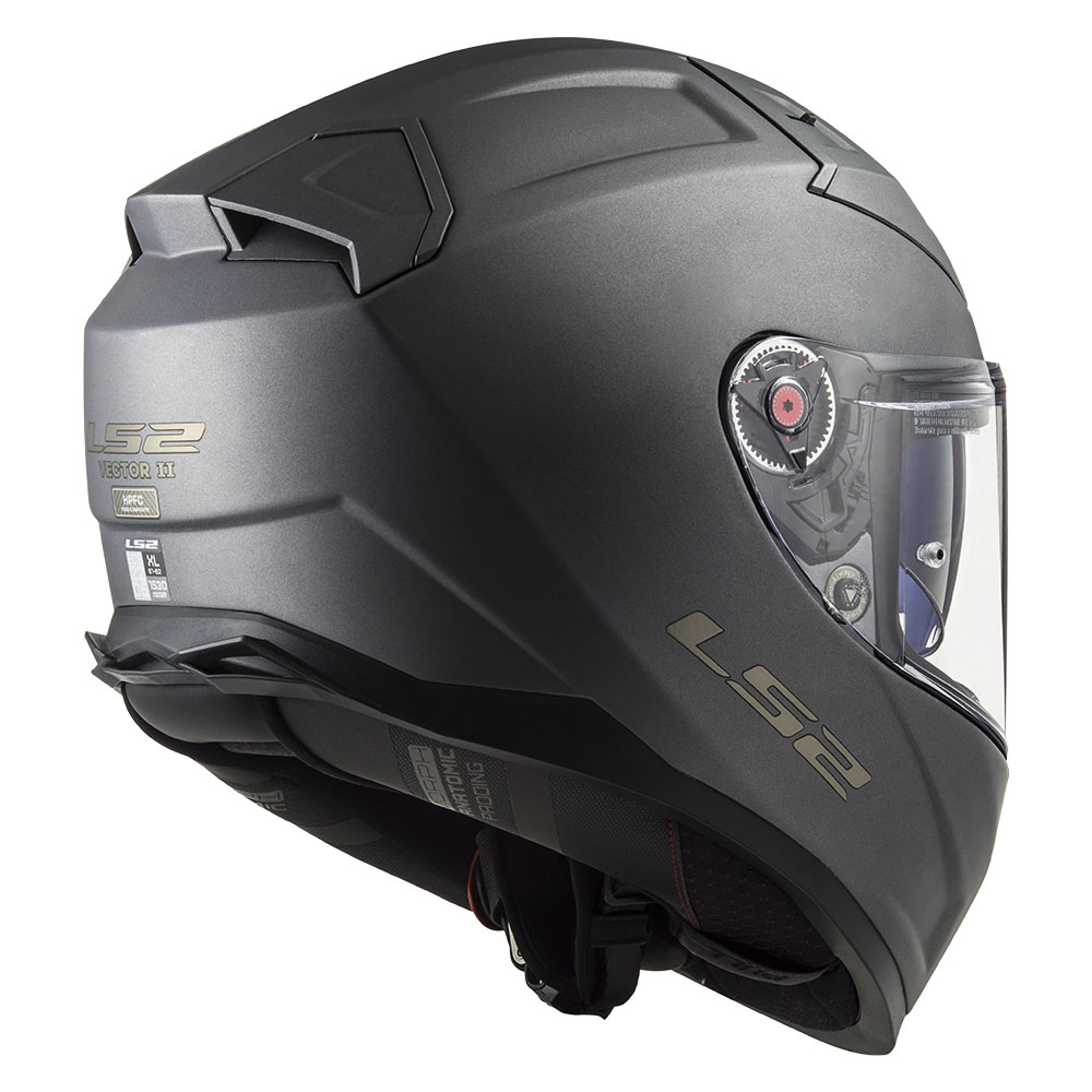 Kaciga LS2 Full Face FF811 VECTOR II  titanium sa naočarima XL