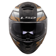 Kaciga LS2 Full Face FF800 STORM II TRACKER crno zlatna L