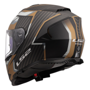 Kaciga LS2 Full Face FF800 STORM II TRACKER crno zlatna L