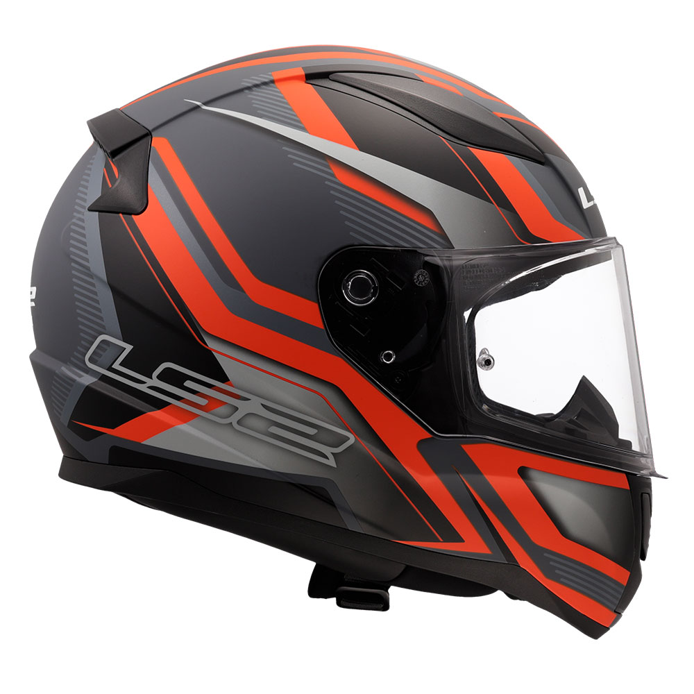 Kaciga LS2 Full Face FF353 RAPID II FLITZ narandžasto siva XL