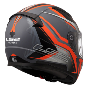 Kaciga LS2 Full Face FF353 RAPID II FLITZ narandžasto siva XL