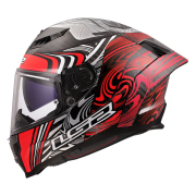 Kaciga LS2 Full Face FF807 DRAGON CARBON ENTHUM crvena XXL