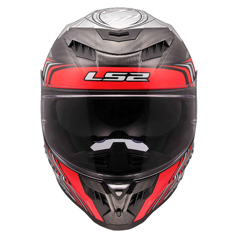 Kaciga LS2 Full Face FF807 DRAGON CARBON ENTHUM crvena