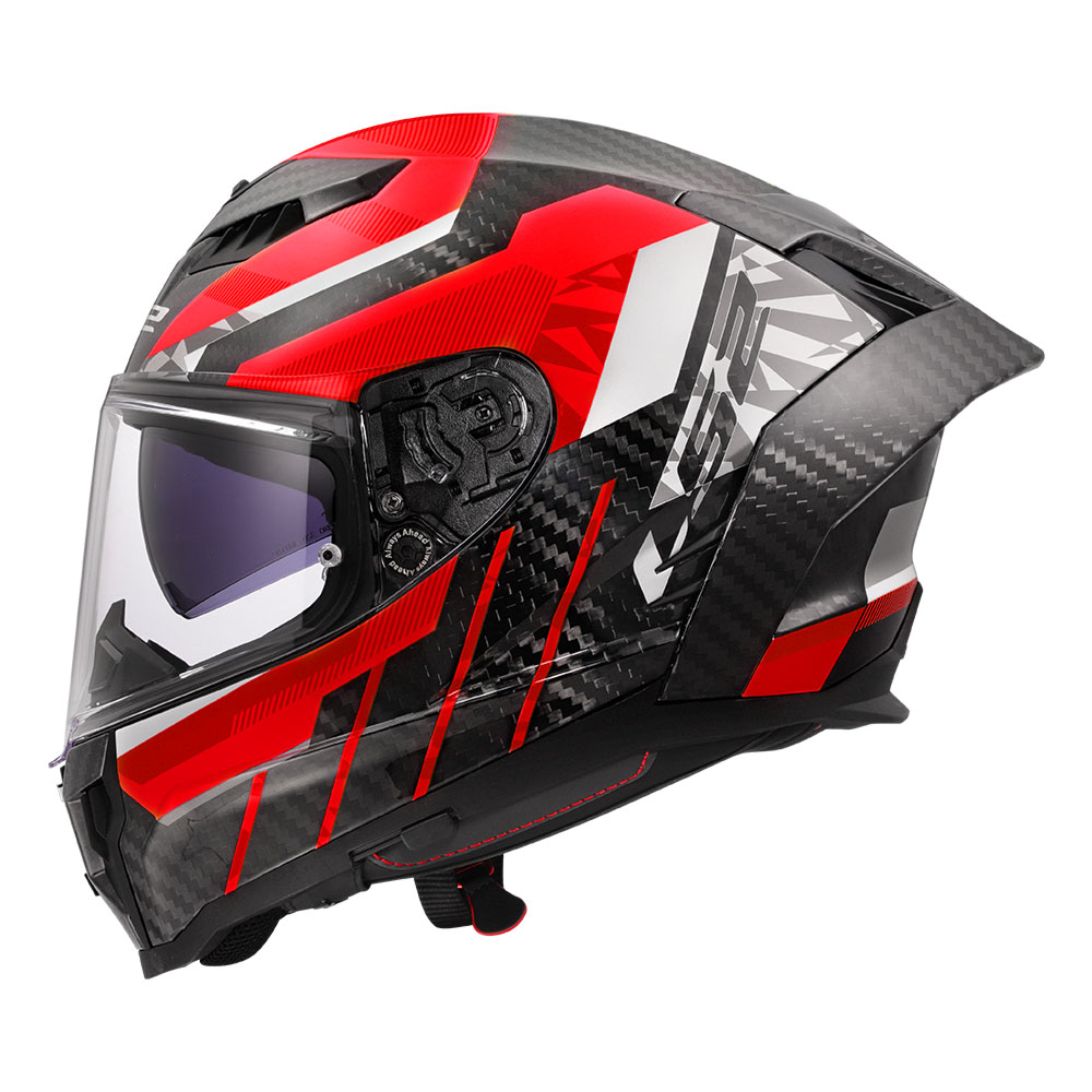 Kaciga LS2 Full Face FF807 DRAGON TRAX crvena