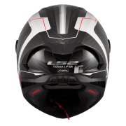 Kaciga LS2 Full Face FF805 THUNDER CARBON GP AERO RAUTE belo siva XL