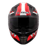 Kaciga LS2 Full Face FF811 VECTOR II BUNDRI crno crvena XL