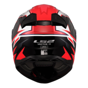 Kaciga LS2 Full Face FF811 VECTOR II BUNDRI crno crvena
